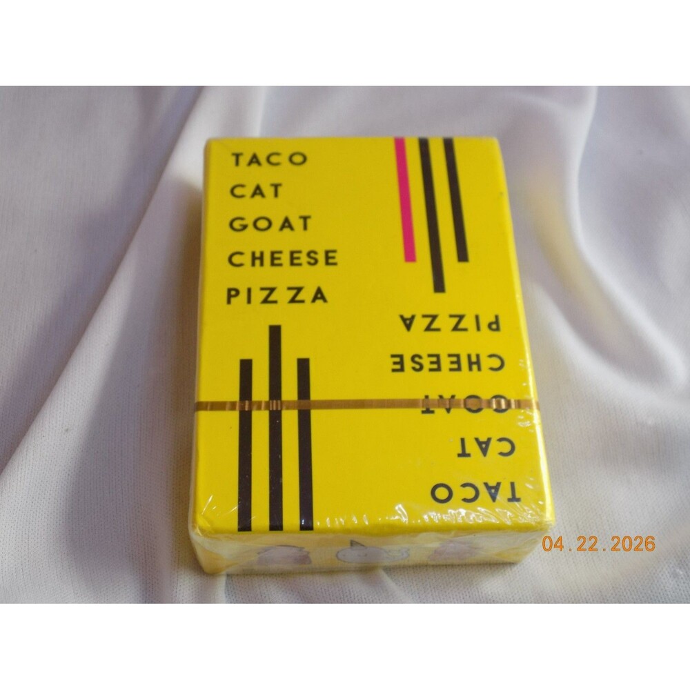 Taco Cat Goat Cheese Pizza Wildly Entertaining Card Game New